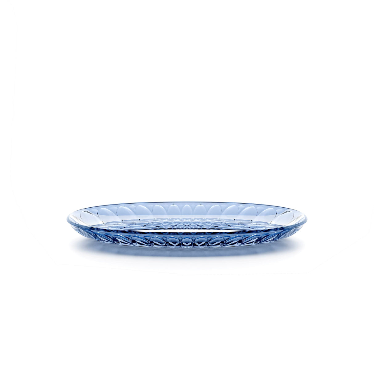 GUZZINI Bandeja Ovalada Pequeña Vanity Bio-Based 32 x 19,5 Cm Azul