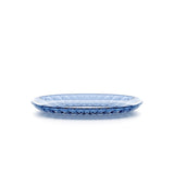 GUZZINI Bandeja Ovalada Pequeña Vanity Bio-Based 32 x 19,5 Cm Azul