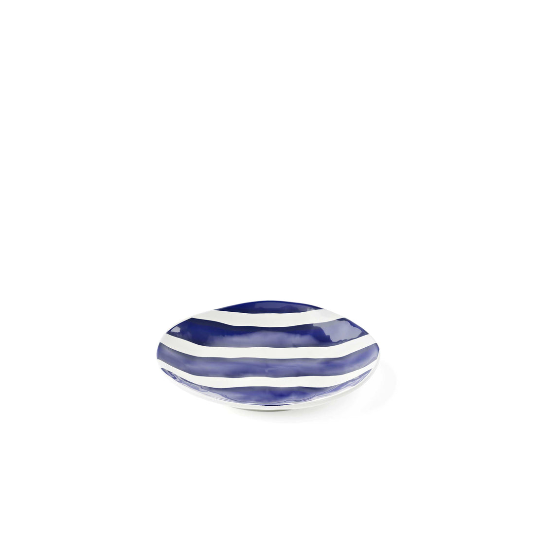 GUZZINI Plato Postre Riviera Melamina Ø 21,5 Cm Blanco Azul