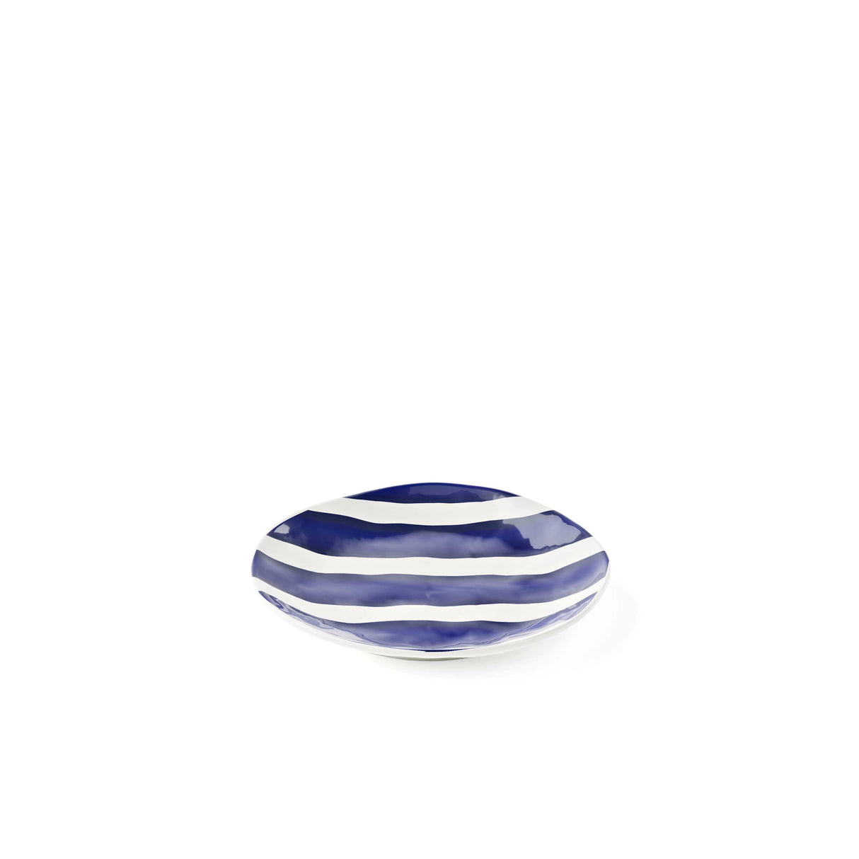 GUZZINI Plato Postre Riviera Melamina Ø 21,5 Cm Blanco Azul
