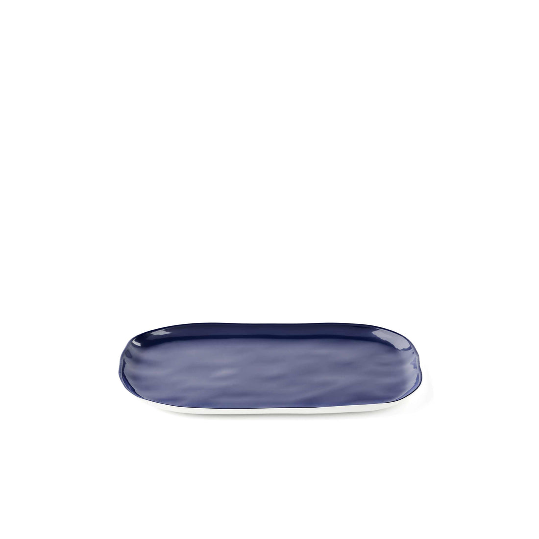 GUZZINI Bandeja S Riviera Melamina 26,5 x 15,5 Cm Azul