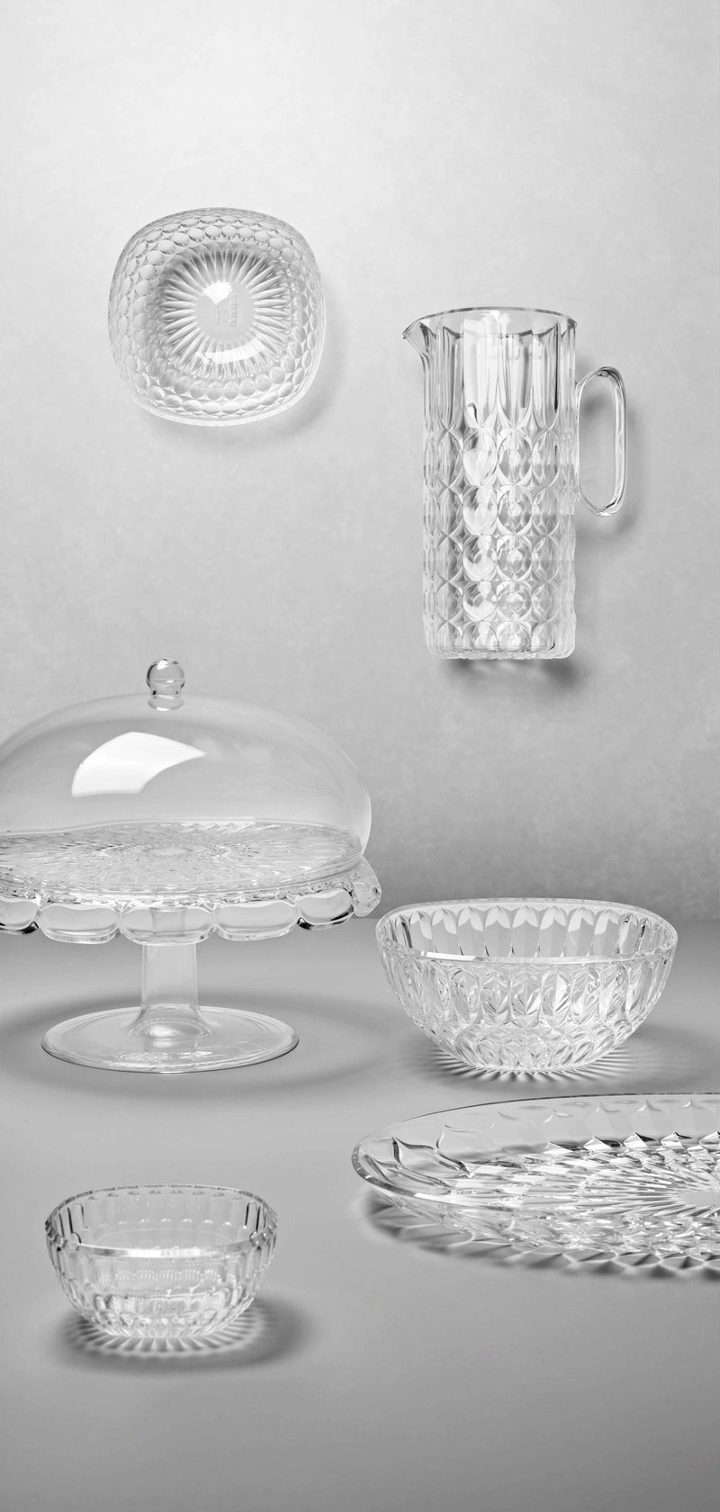 guzzini guzzini portatovaglioli orizzontale vanity bio based 20 x 20 cm trasparente ean 8008392402015