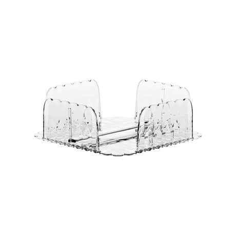 guzzini guzzini portatovaglioli orizzontale vanity bio based 20 x 20 cm trasparente ean 8008392402015