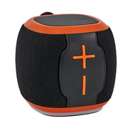 Altavoz L'Arcolaio Cube Speaker FM Bluetooth Negro/Naranja 10x10x9,2 cm