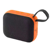 Altavoz Portátil L'Arcolaio Rectangular FM Negro/Naranja 10,1x8,2x4,6 cm