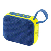 Altavoz L'Arcolaio Bluetooth Rectangular FM Azul/Amarillo 10,1x8,2x4,6 cm