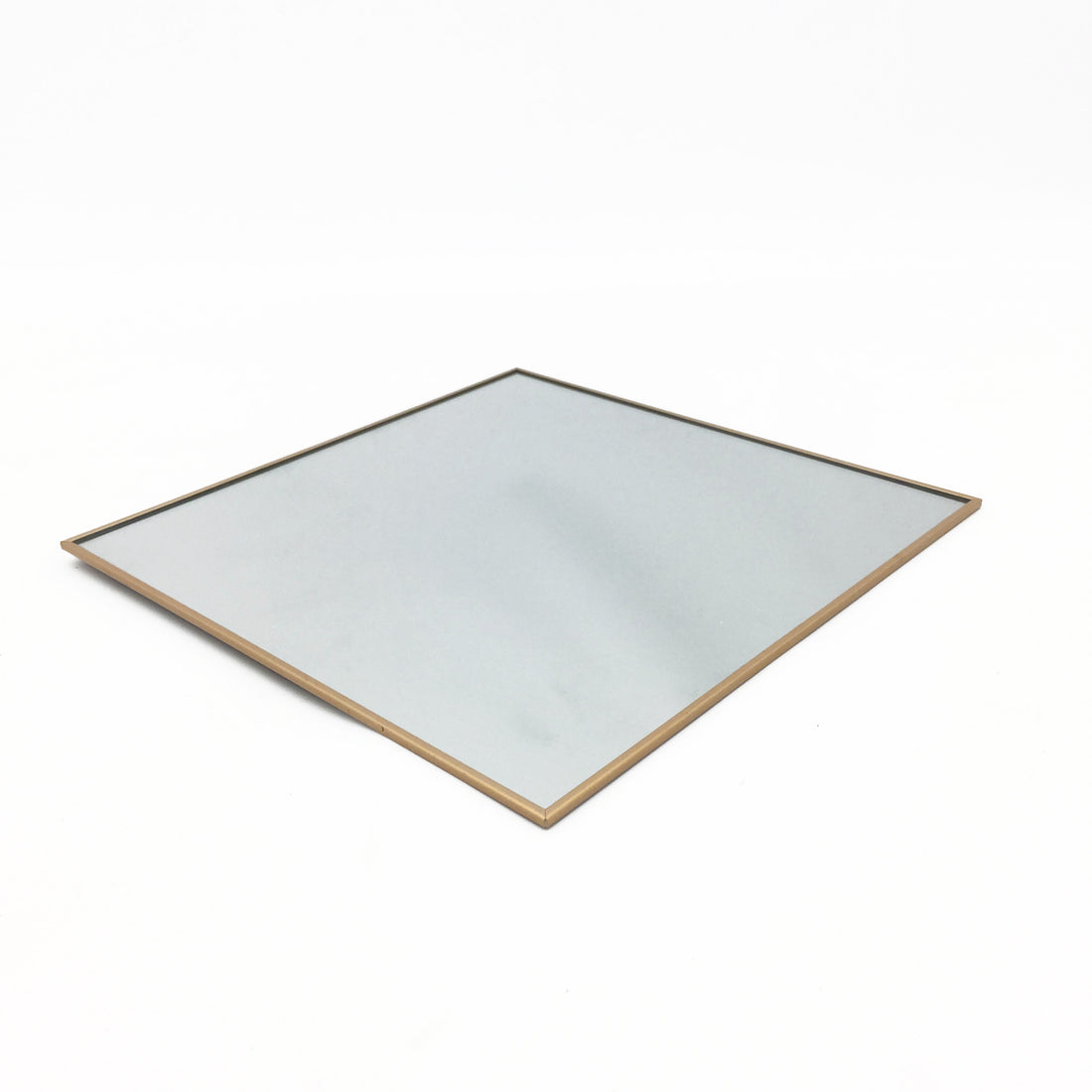 Vimin Box Specchio Centrotavola Quadro 27 x 27 Cm Oro
