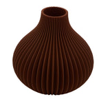 L'Arcolaio Terracotta Vaso Goccia Piccolo 12,2x12,2x12 cm Vaso Decorativo in Terracotta