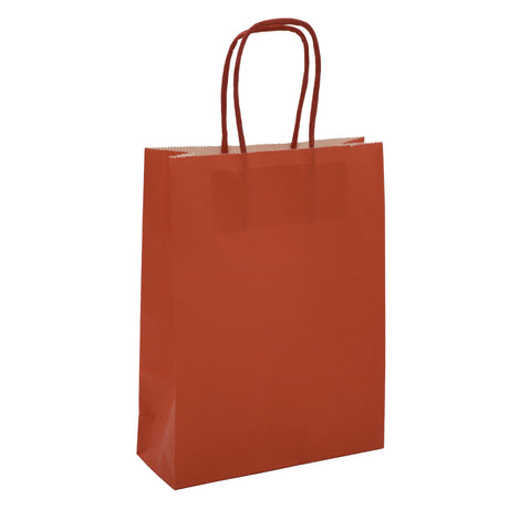 Bolsa de Compras Kraft Roja L'Arcolaio Regalos Navideños 45X15X50 Cm Caja 10 Pz