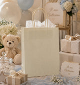 L'Arcolaio Shopper Kraft Panna Regali Natalizi 54X14X45 Cm Cf 10 Pz
