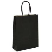 L'Arcolaio Bolsa Shopper Kraft Negro Regalos Navideños 54X14X45 Cm Paq 10 Uds