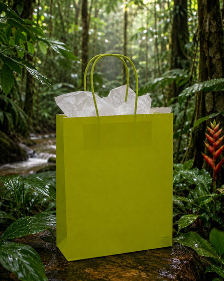 Bolsa de la Compra Kraft Lima L'Arcolaio Regalos Navideños 54X14X45 Cm Cf 10 Pz