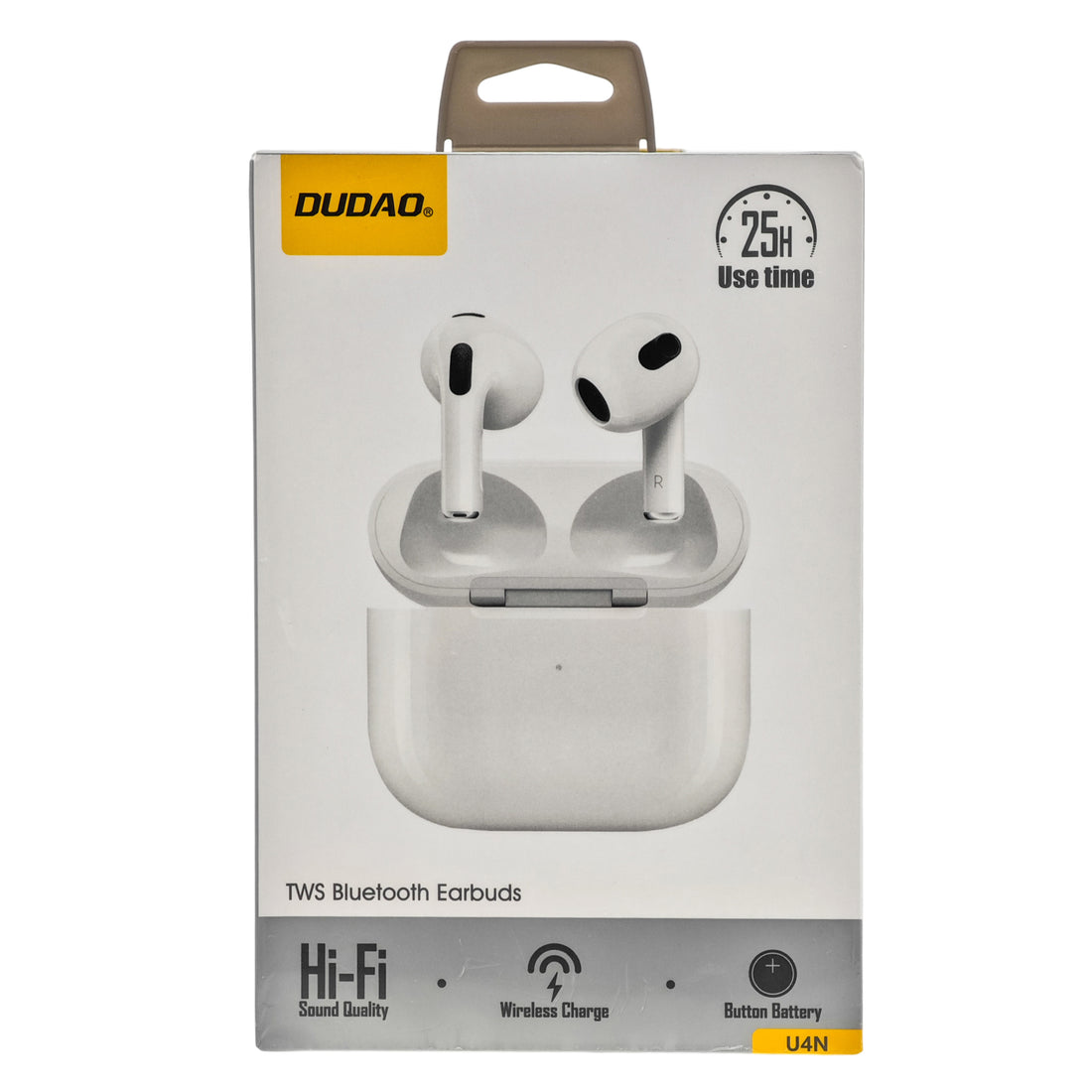 L'Arcolaio Auricolari Wireless Bluetooth TWS con Custodia di Ricarica Wireless, Hi-Fi, Autonomia 25 Ore, Bianco