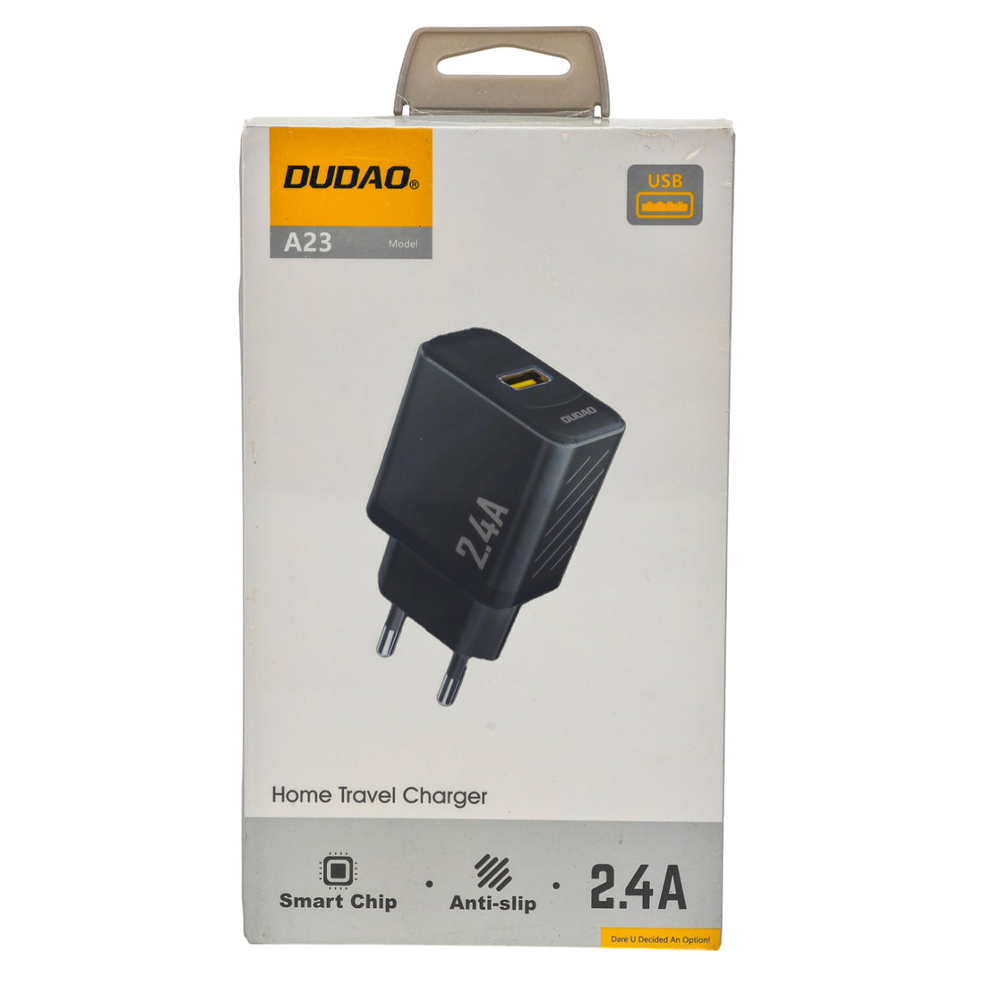 L'Arcolaio Caricatore da Rete USB 2.4A Smart Chip Alimentatore da Parete Nero