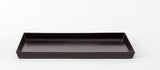 AGNELLI Bandeja Rectangular Lámina Azul 35x28x3 cm