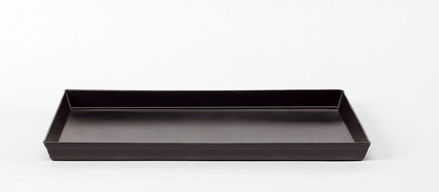 AGNELLI Bandeja Rectangular Lámina Azul 35x28x3 cm