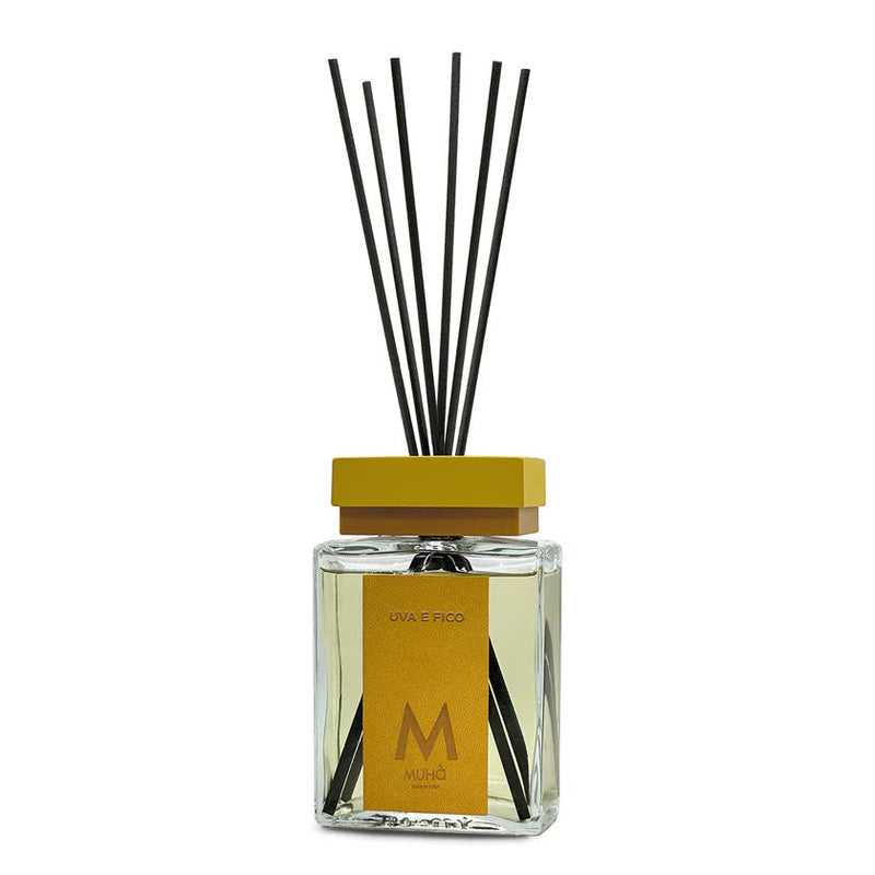 Muhà Luxe Perfume Difusor Ambiente con Palitos Uva e Higo 1.000 Ml