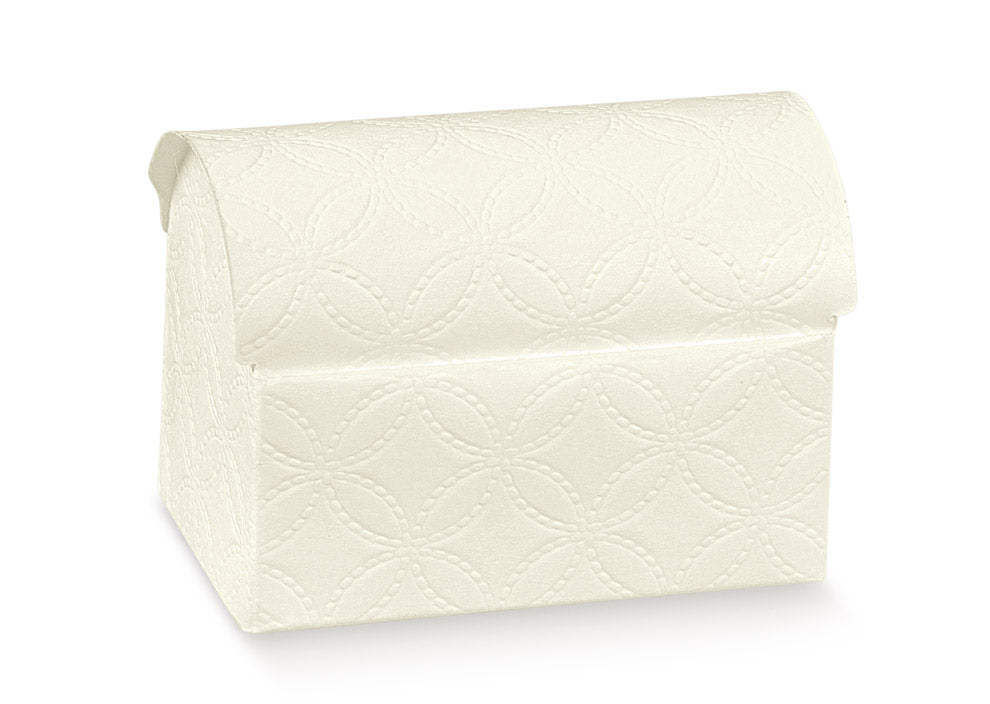 Scotton Caja Portaconfites 130 x 90 x 95 Mm Acolchado Blanco 10 Uds