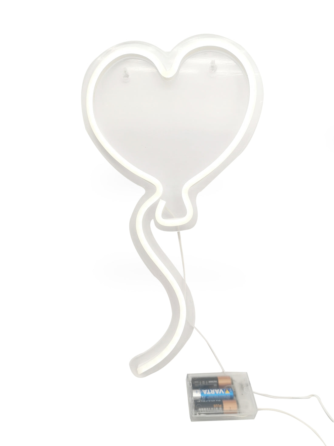 Vimin Box Corazón Globo Led Acrílico H 42 Cm L 23 Cm L 1,5 Cm