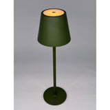 Lámpara LED Táctil Recargable L'Arcolaio H 38 Cm 10 x 10 Cm IP54 Round Pro Oliva