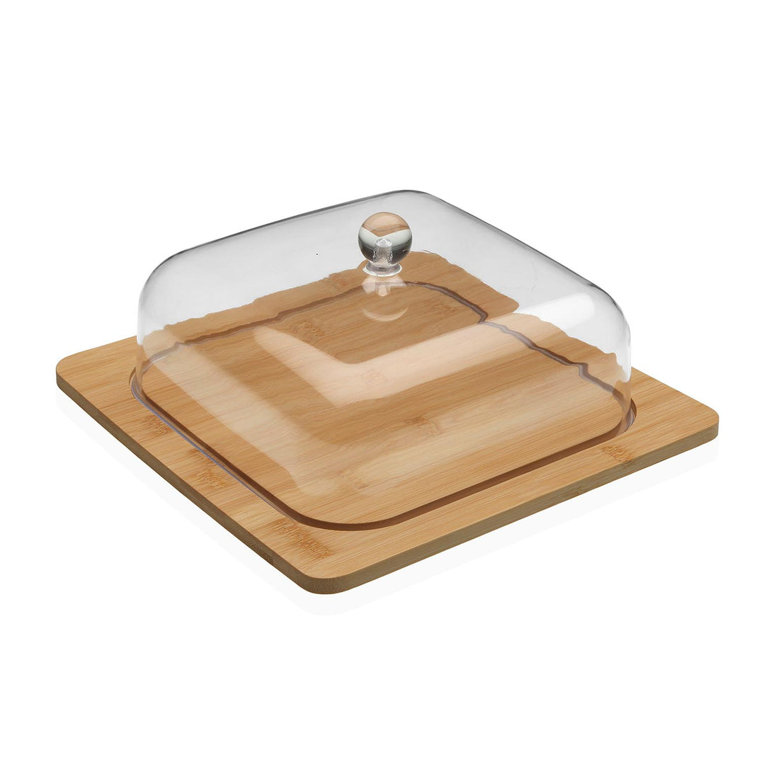 Tabero Portaquesos en Bambú 28 cm