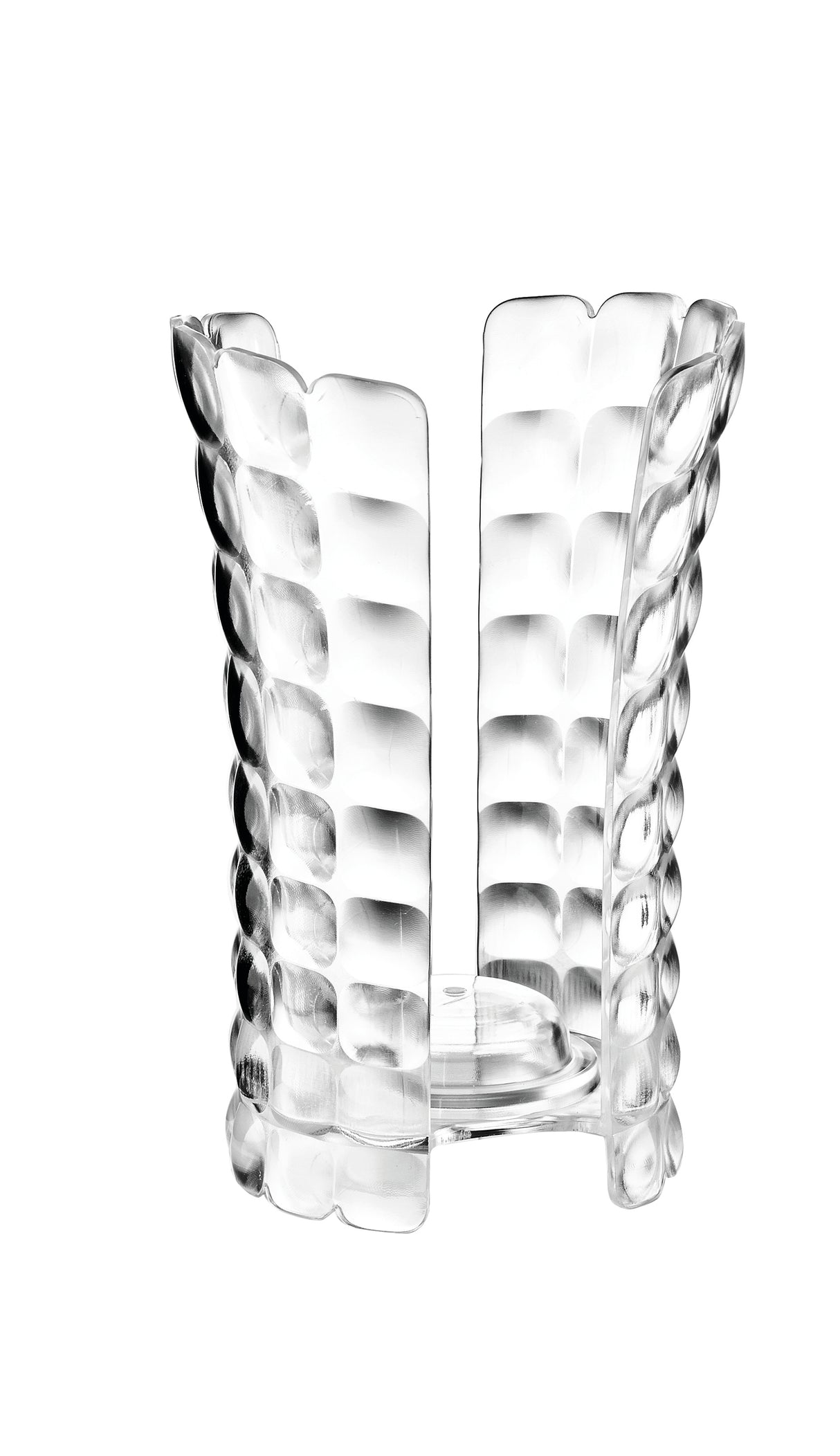GUZZINI Portabicchieri Tiffany 12 x 10.3 x H 18.3 Cm Trasparente