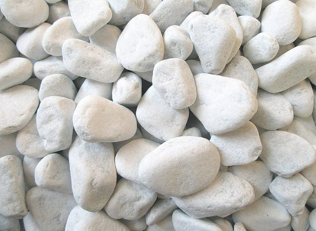 L'Arcolaio Ciottoli Bianco Carrara 25 / 40 Mm 20 Kg