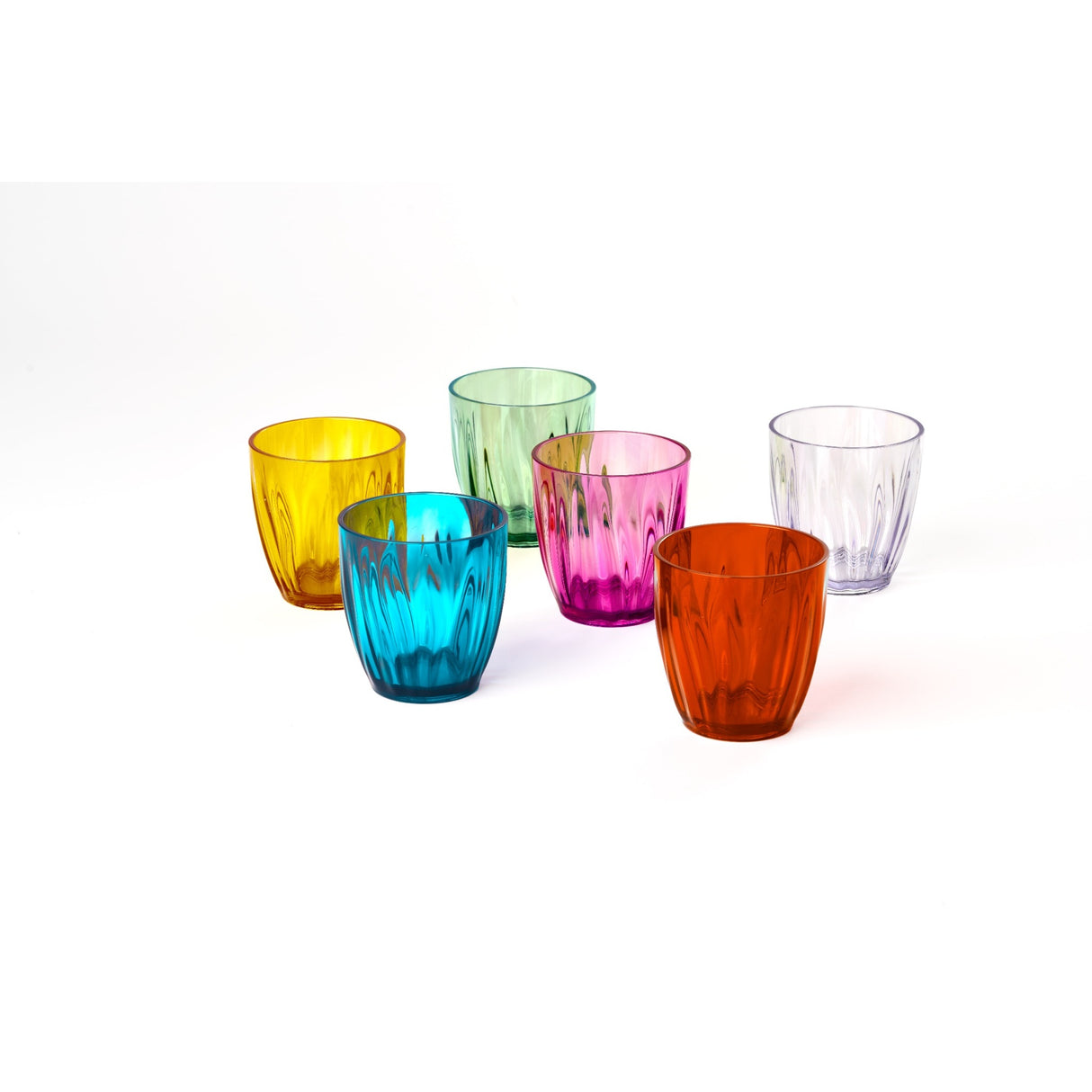 Juego de 6 Vasos de Agua 350 Cc Multicolor GUZZINI