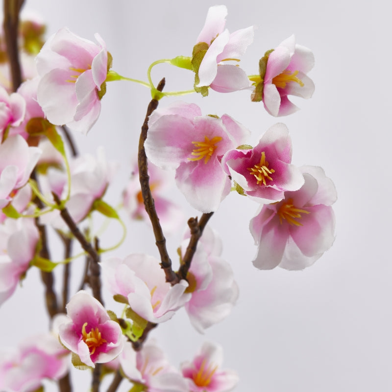 Rama de Flores de Durazno Artificial EDG Enzo De Gasperi H 105 Cm Rosa Claro