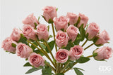 edg enzo de gasperi edg enzo de gasperi mazzo rosa 18 pz con foglie ass h 40 cm bouquet mauve 1 pz ean 8059824531261