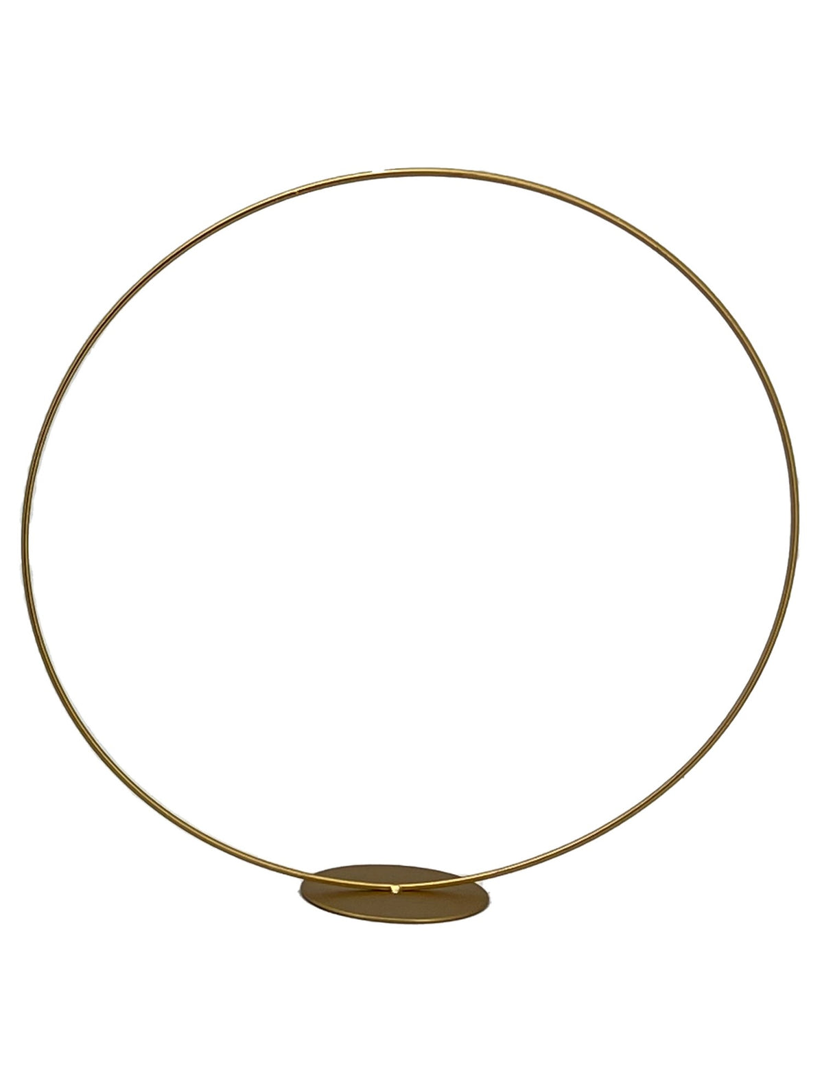 Vimin Box Cerchio Oro su Pedistallo D 40 Cm