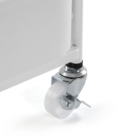 Carrito Plegable Versa en Metal Blanco