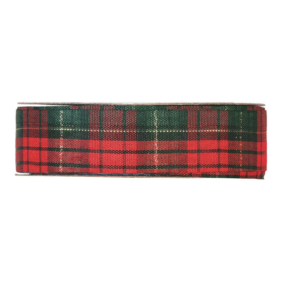 Piovaccari Cinta Navideña Escocesa Roja y Verde 40 mm x 45 m – Cinta Decorativa para Árbol de Navidad, Lazos y Paquetes Regalo