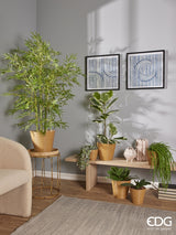 EDG Enzo De Gasperi Orquídea Phalaenopsis Hoja x5 Artificial H 27 Cm Verde