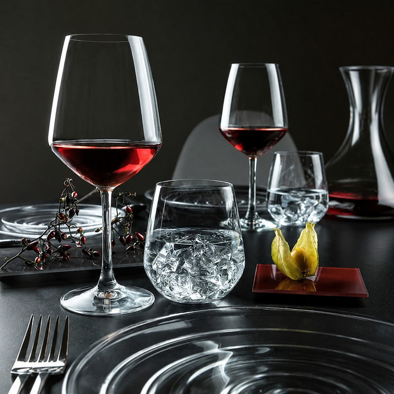 RCR Cristalleria Italiana Universum - U55 Juego de 6 Copas de Vino en Cristal