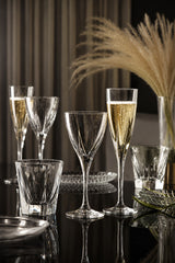RCR Cristalleria Italiana Fusion - DOF - Juego de 6 Vasos de Cristal