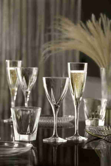 RCR Cristalleria Italiana Fusion - 3 - Juego de 6 Copas de Vino en Cristal