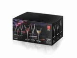 RCR Cristalleria Italiana Fusion - 3 - Juego de 6 Copas de Vino en Cristal