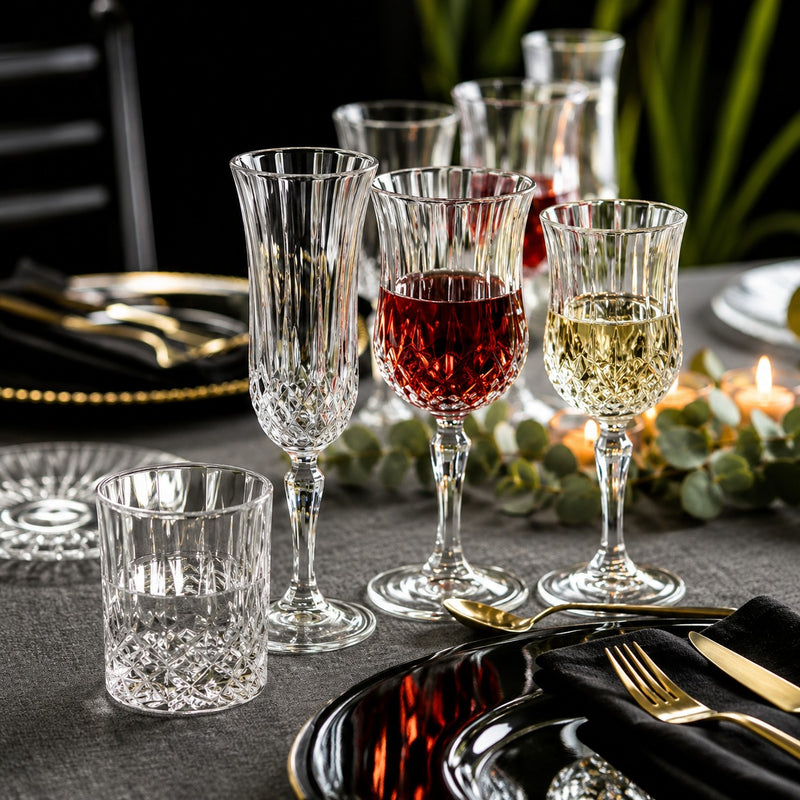 RCR Cristalleria Italiana Opera - FL - Set de 6 Copas Flauta en Cristal