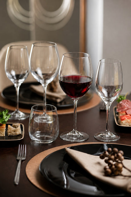 RCR Cristalleria Italiana Invino - I45 Vino - Juego de 6 Copas de Vino en Cristal