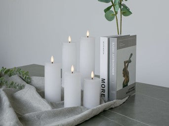 Bonturi Casa CANDELA LED CERA 6x10 Cm Bianco TOUCH