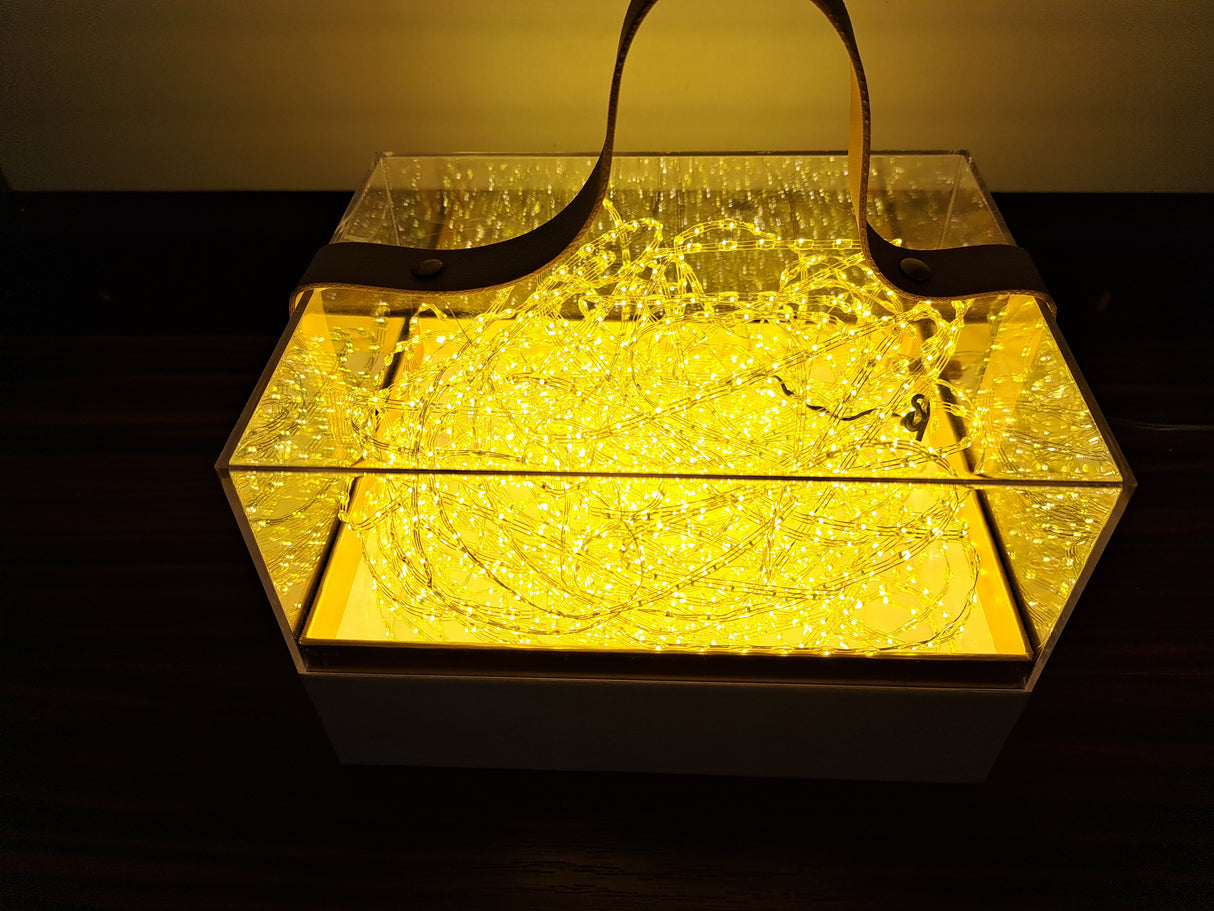 Bonturi Casa Filo Luminoso Natalizio 2000 LED 10mt WARM SILVER WIRE