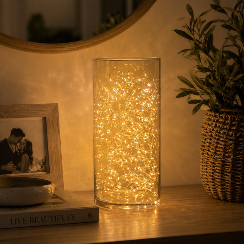 Bonturi Casa Filo Luminoso Natalizio 2000 LED 10mt WARM SILVER WIRE