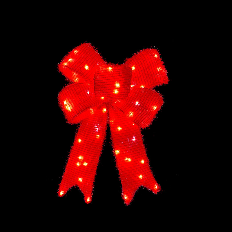 Bonturi Casa Fiocco Rosso Led Navidad 50 cm 84 LED IP 44