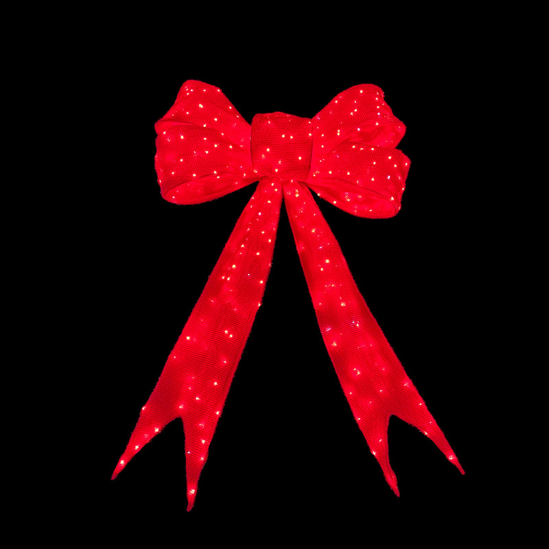 Bonturi Casa Fiocco Rosso Led Navidad 160cm 216 LED IP 44