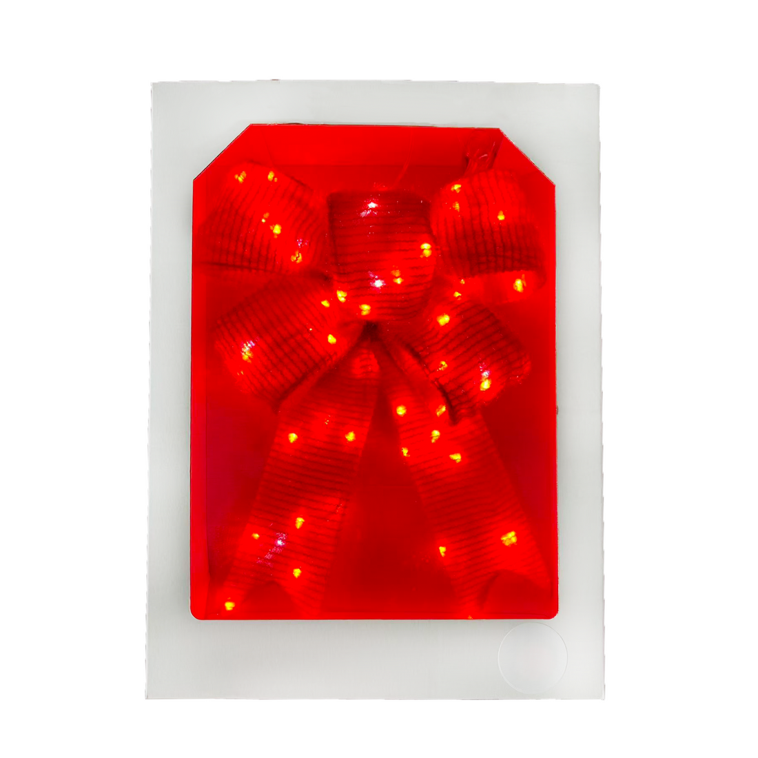 Bonturi Casa LIGHT BOW RED di Natale 50cm  84 LED