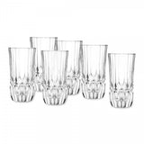 RCR Cristalleria Italiana Adagio - HB - Juego de 6 Vasos Long Drink en Cristal