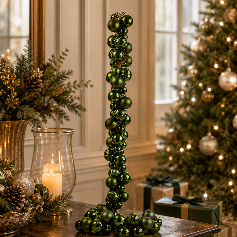EDG Enzo De Gasperi Guirnalda Navidad Pallemix X100 L 150 Cm Verde