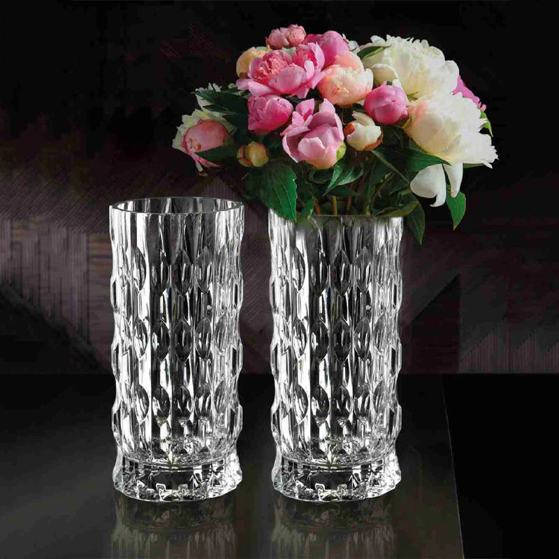 Jarrón de Cristal RCR Cristalleria Italiana Joker con Cristal Luxion® Altura 280 mm