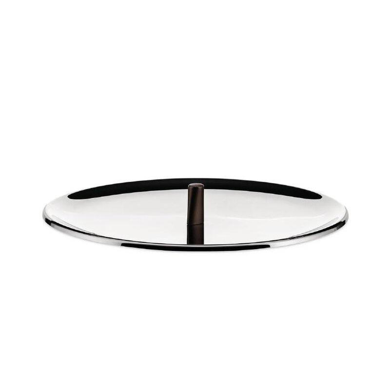 Alessi Tapa Edo Acero Inoxidable con Pomo Marrón